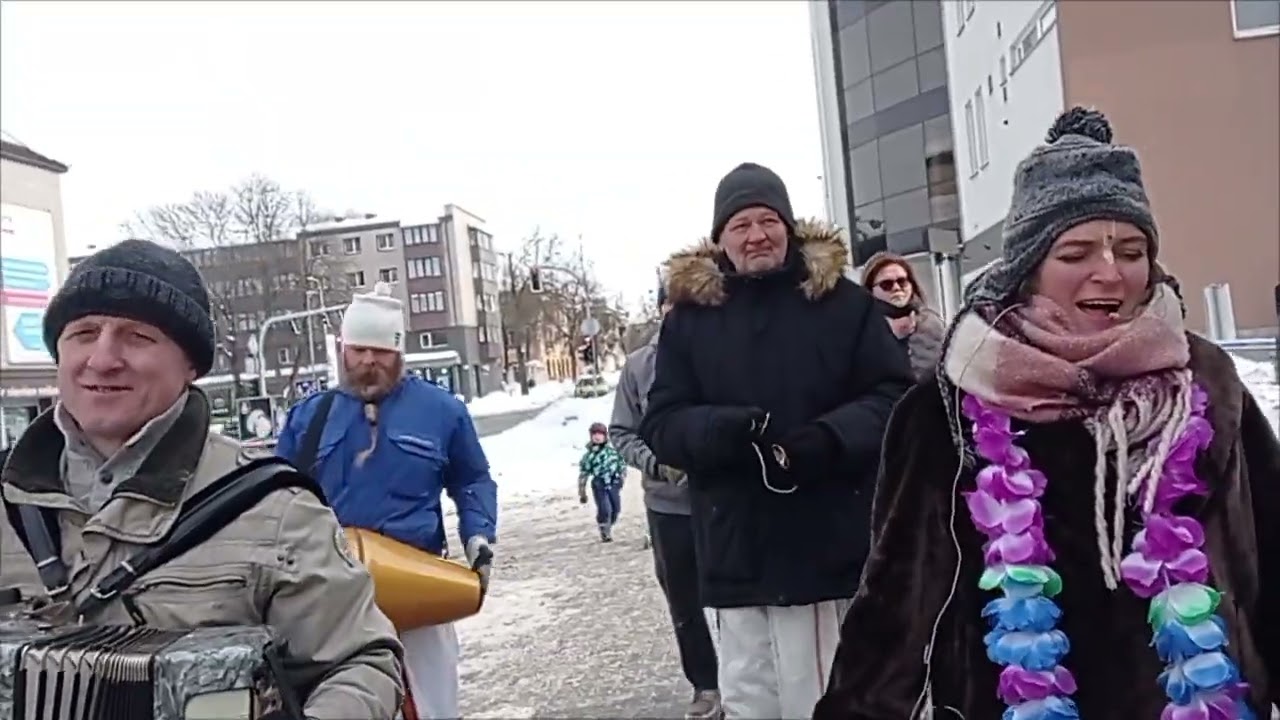 Харинама Паневежис.Литва.