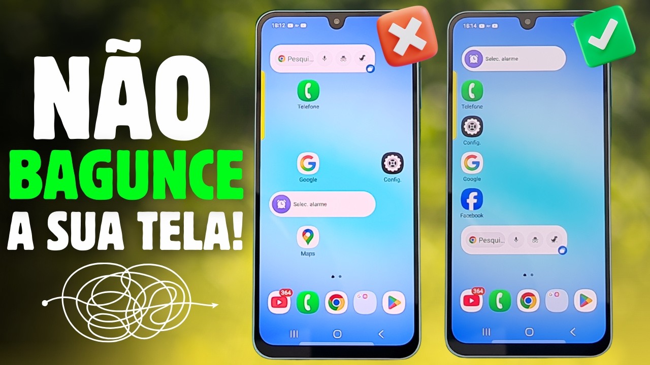 Samsung Galaxy A17: Como TRAVAR os APLICATIVOS e WIDGETS na Tela Inicial! 🔒