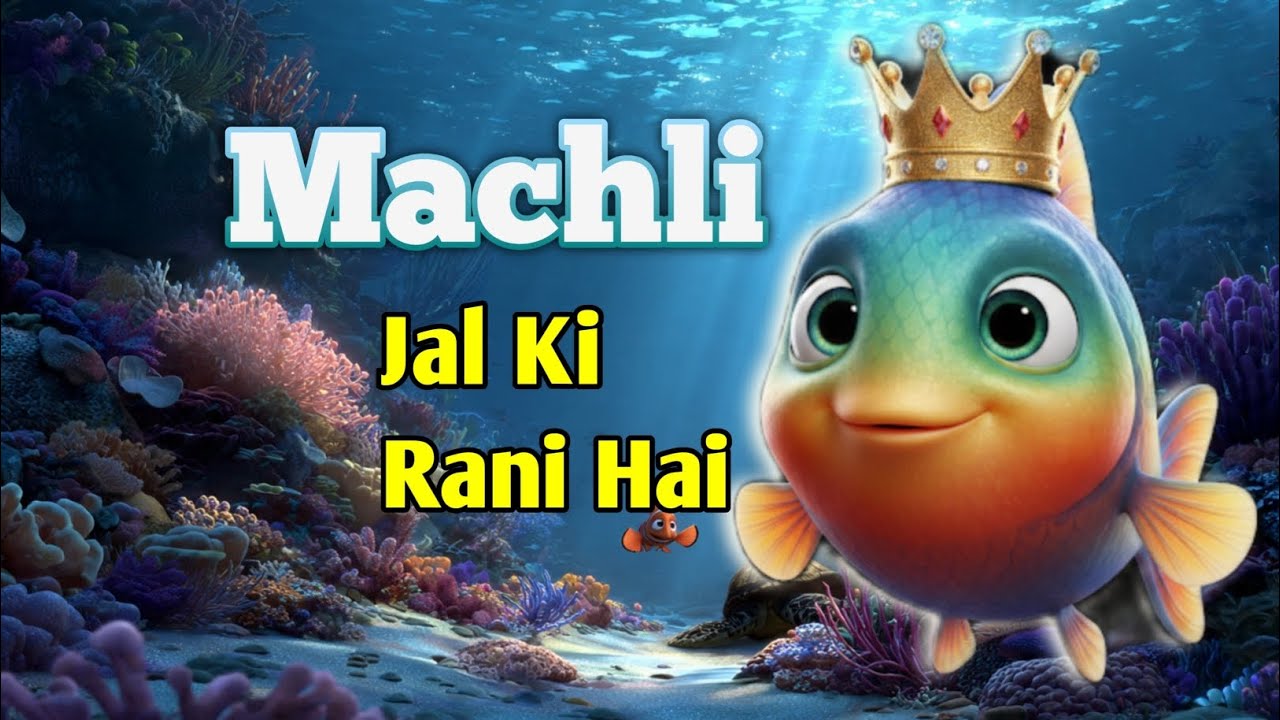 Machli Jal Ki Rani Hai| Hindi Rhyme| #hindikidscartoonsongs