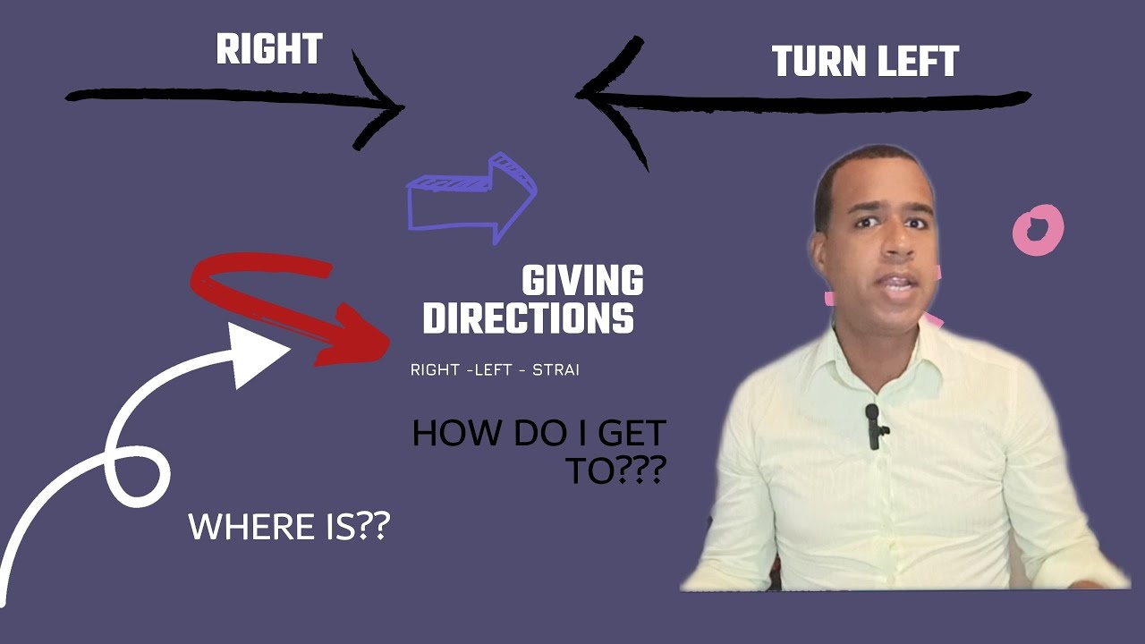 Giving Directions ⬇️ Como dar direcciones correctas en Inglés? 😱