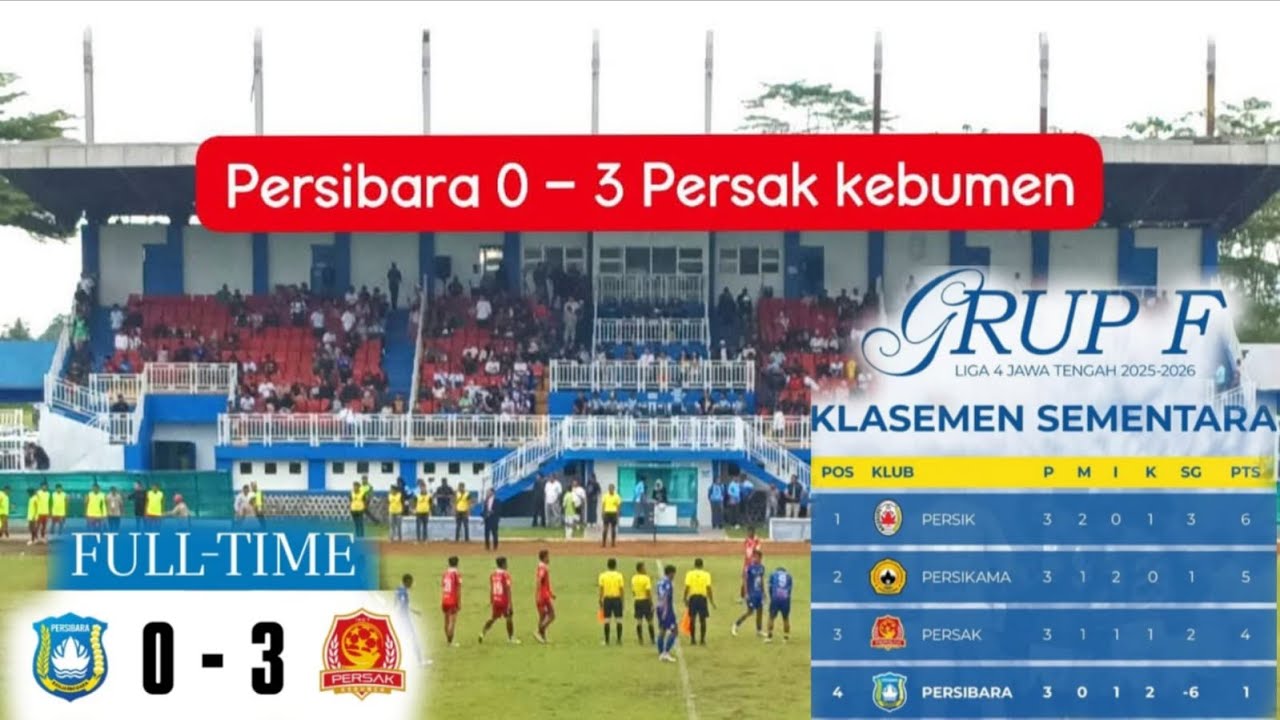 LIGA 4 PERSIBARA VS PERSAK KEBUMEN