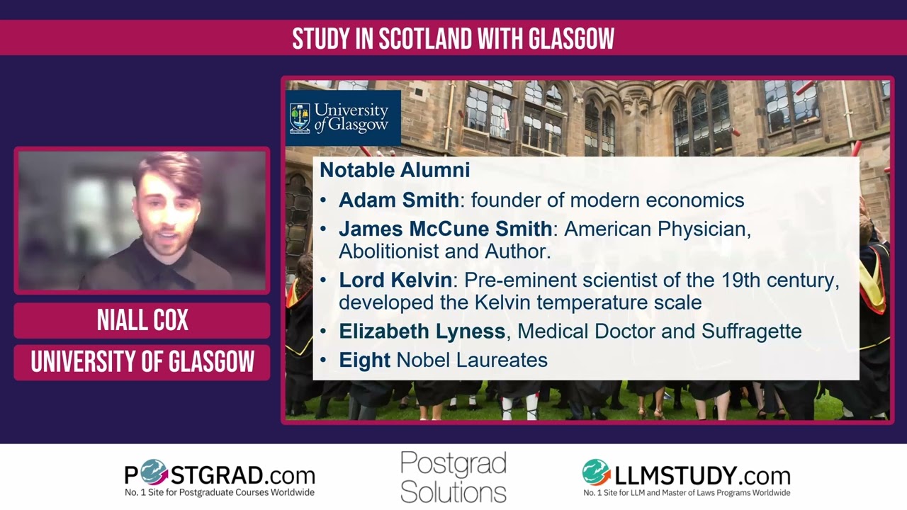 Postgrad Insights- Study in Scotland with Glasgow