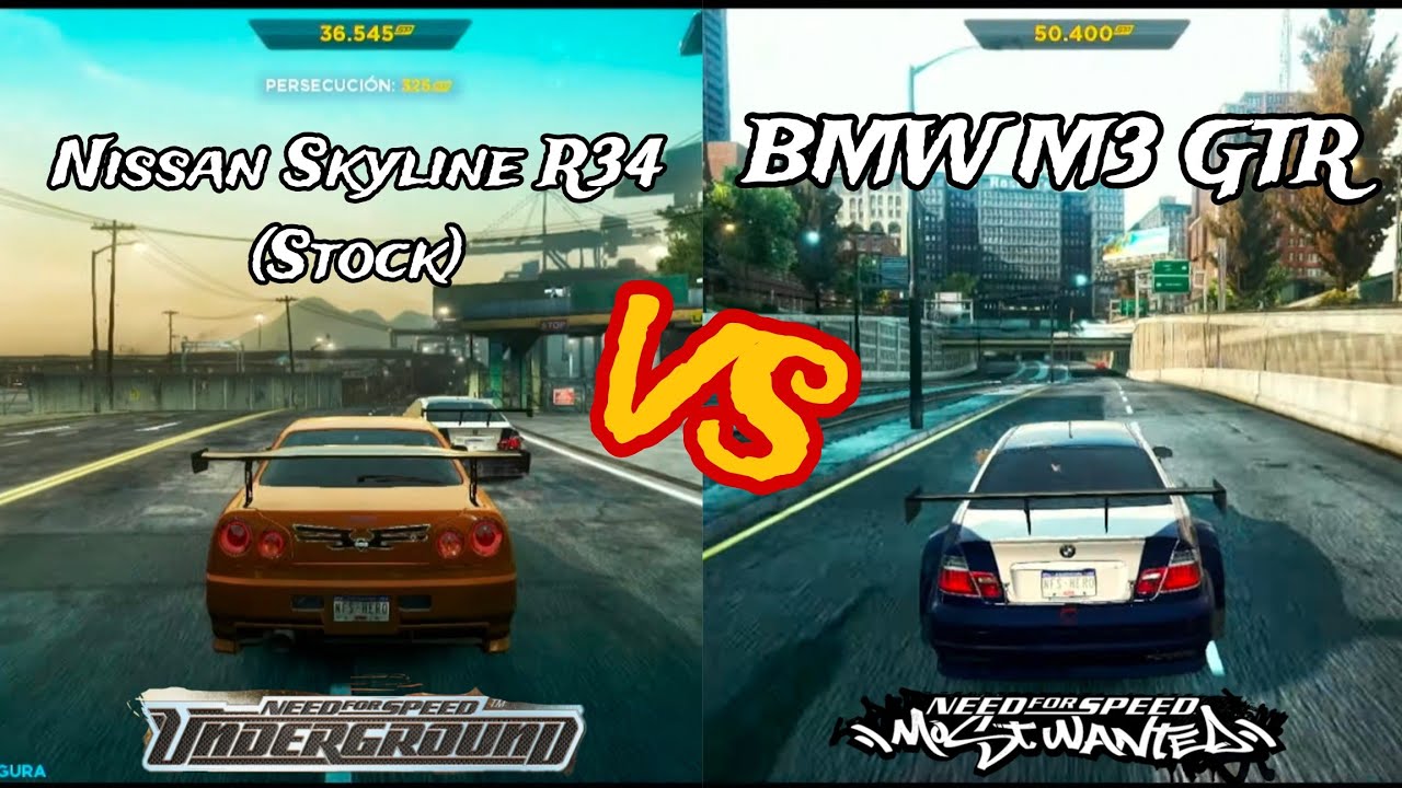 Need For Speed Most Wanted 2012 (Xbox 360) - Nissan Skyline R34 VS Most Wanted BMW M3 GTR - 4K