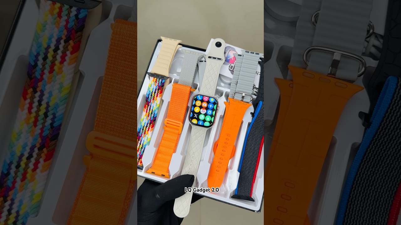 W10 SmartWatch X 10 Pairs Straps Combopack🤯🔥