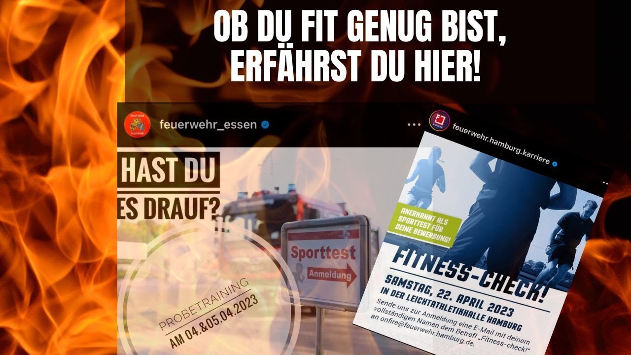Feuerwehr Sporttest Fitness-Check