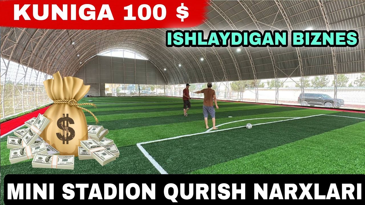 MINI STADION QURISH NARXLARI UZB BO'YLAB