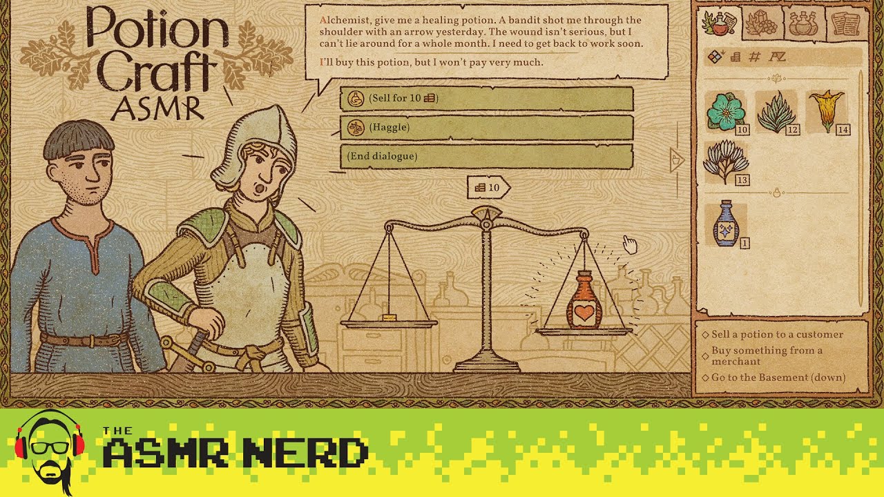 Potion Craft ASMR | Magically Tingly Alchemist Simulator! (whispering, relaxing gameplay)