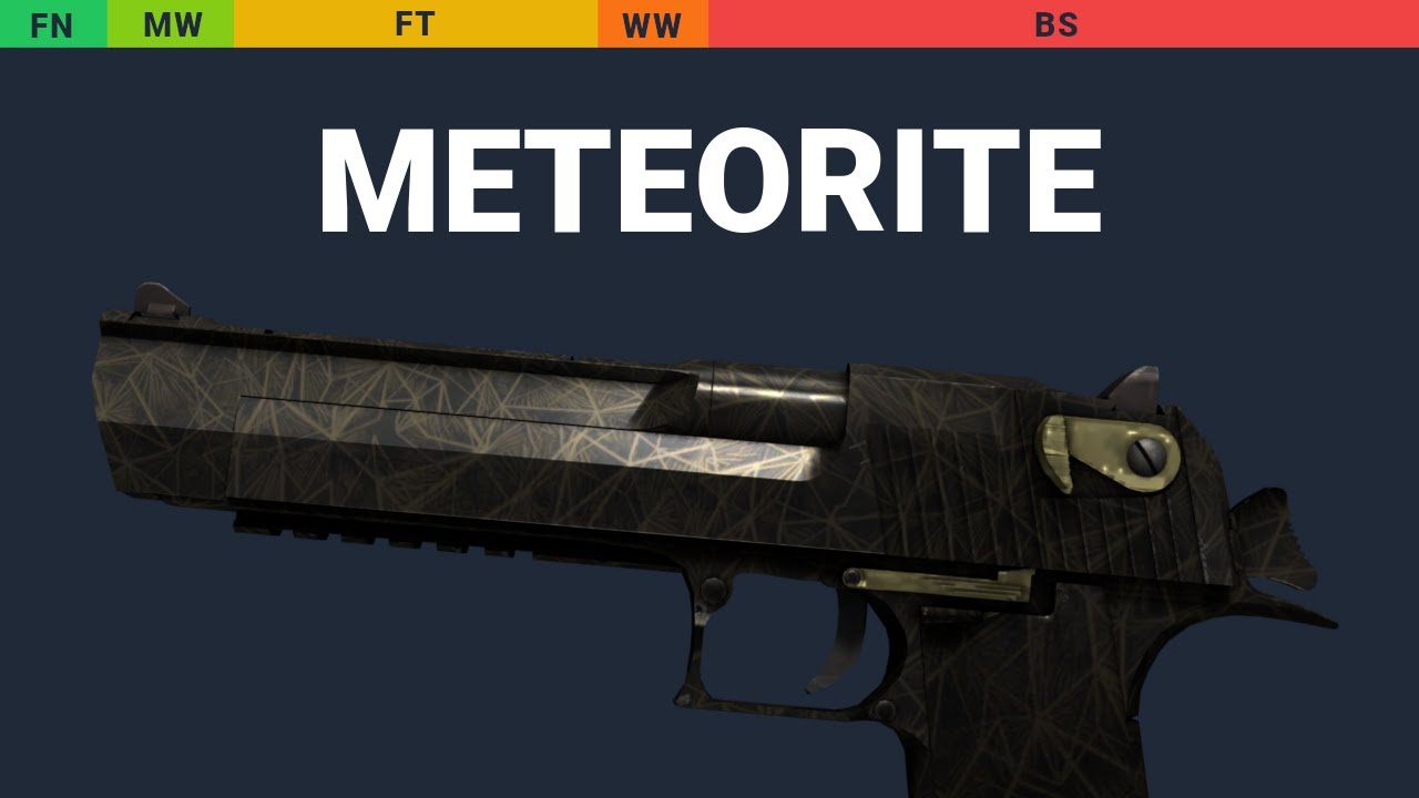 Desert Eagle Meteorite - Skin Float And Wear Preview