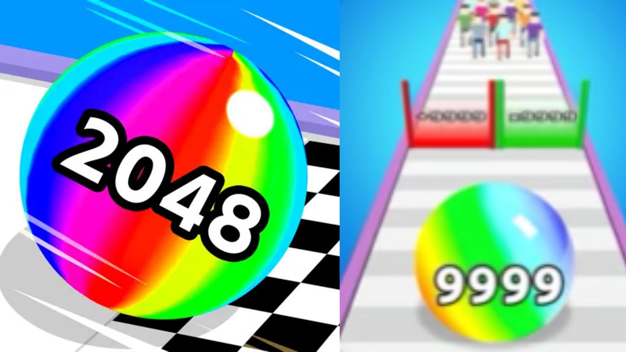 Ball Run 2048 vs Ball merge and Destroy Android, iOS Gameplay Mobile Ep111