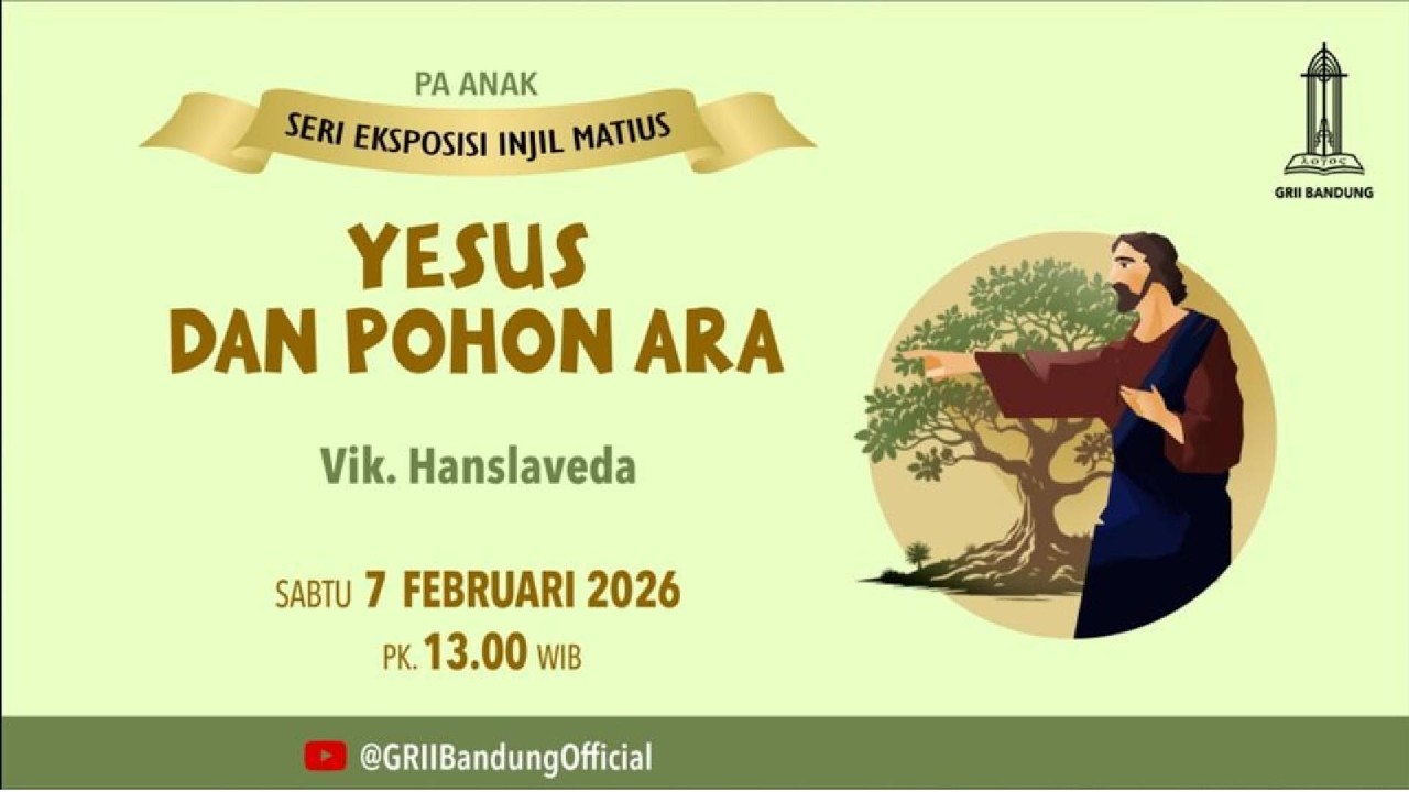 PA Anak  - 7 Februari 2026 - Yesus dan Pohon Ara - Vik. Hanslaveda