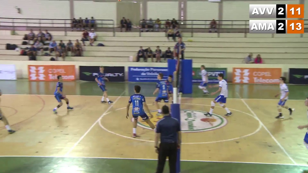 Campeonato Paranaense Sub 15 - Série A - masculino - ASSOCIAÇÃO VILA VELHA X AMAVOLEI