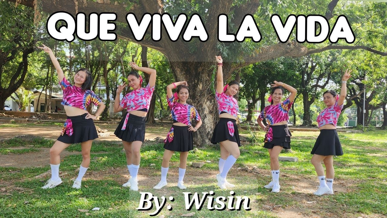QUE VIVA LA VIDA- (original music replaced with No copyright): 3GenSquad;  DanceFitness; ZIN Rhoda