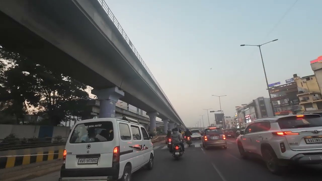Bangalore Traffic Ride | Chandapura to Electronic City Flyover Full Journey #bengalurutraffic 