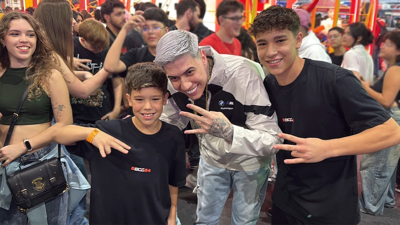 BRASIL GAME SHOW 2024 #3 Tirei foto com Yuri, Mágico Breno Costa, encontrei o Talles Magno!