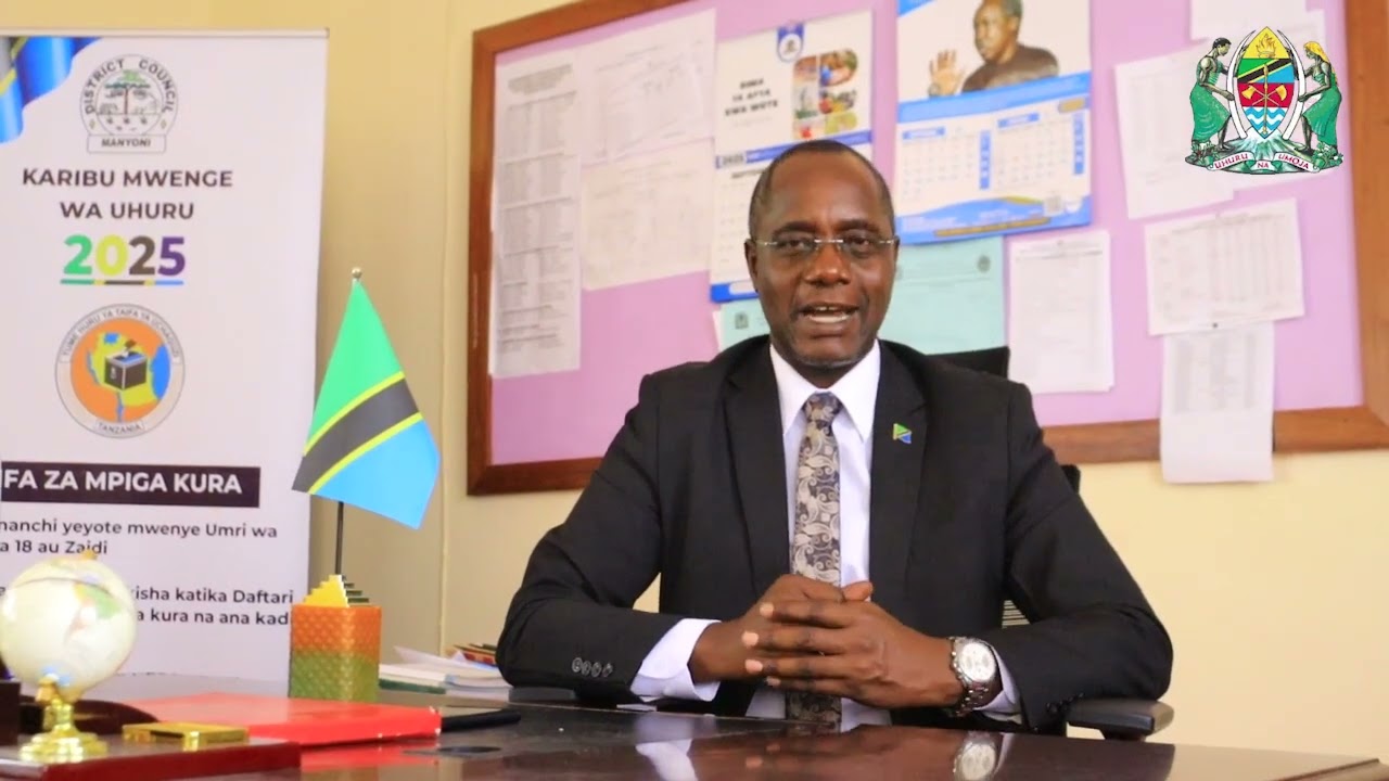 Dkt Vincent Mashinji Mkuu wa (W) ya Manyoni Azungumza na Wananchi wa Manyoni Kuelekea Uchaguzi Mkuu.