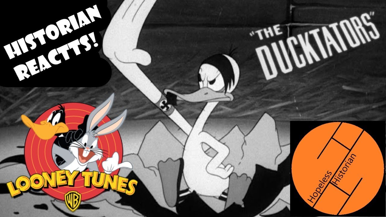 Historian Reacts Looney Tunes - The Ducktators(1942) l Hopeless Historian