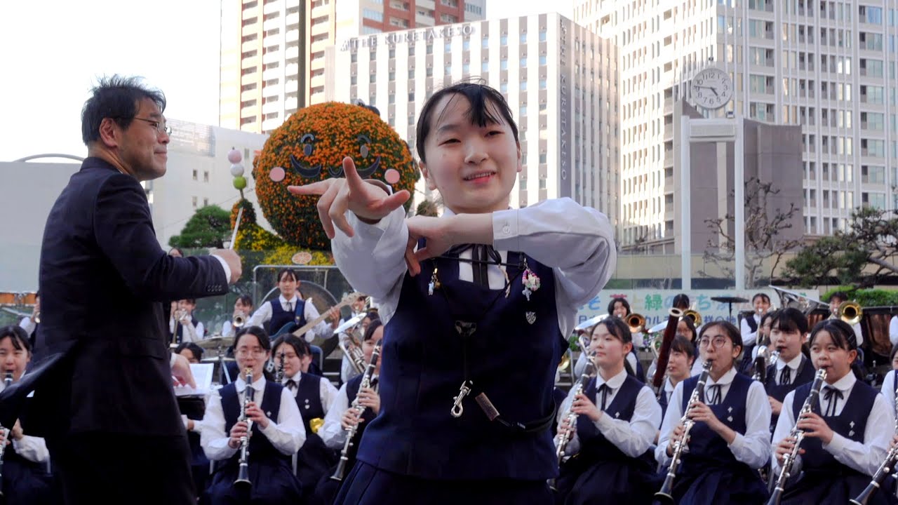 光ヶ丘女子高校 「光ブラス・オリジナルポップスメドレー」第37回全日本高等学校選抜吹奏楽大会プロムナードコンサート