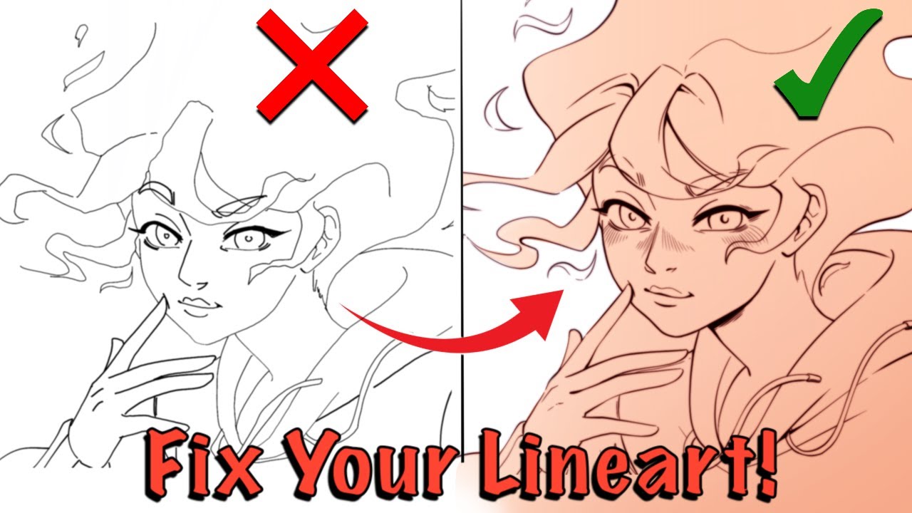 SIMPLE TIPS TO INSTANTLY IMPROVE YOUR LINEART!