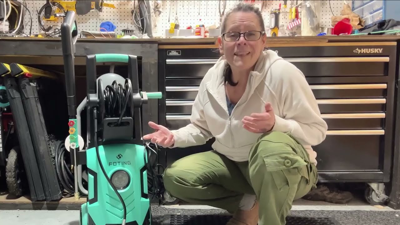 2026 Upgraded Foting 5000PSI Pressure Washer Review – Touchscreen, Foam Cannon & 4 Nozzles!