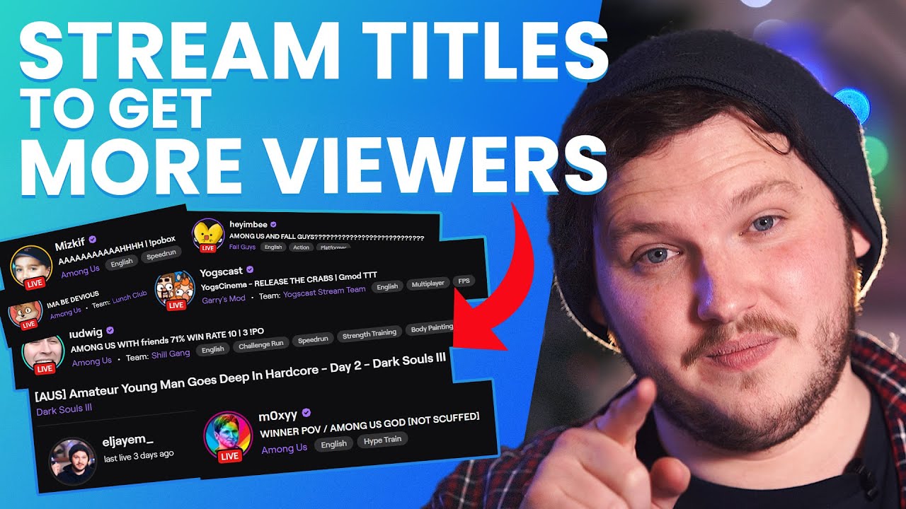 How To Title Your Twitch Stream To Get MORE Viewers!