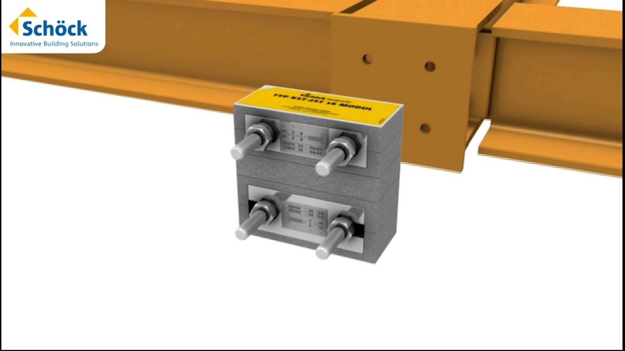 Schöck Isokorb® T type S (ancien Isokorb® type KST) : Solution nœud constructif acier-acier