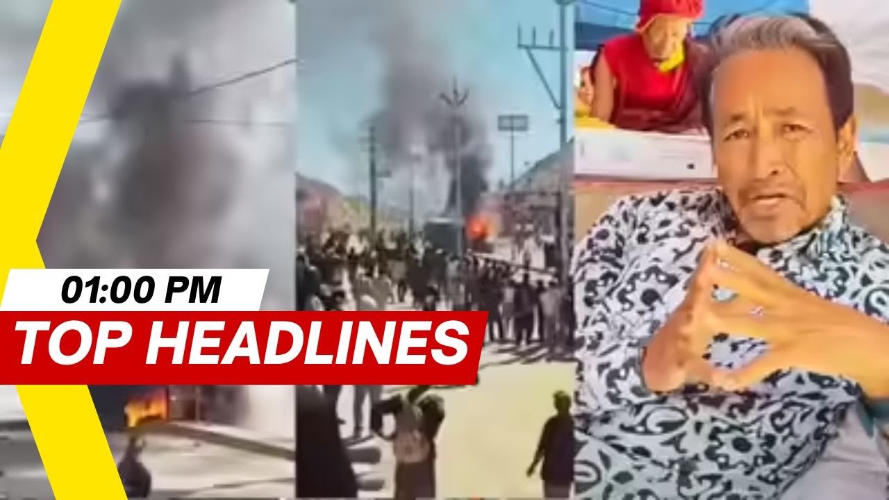 Latest News: Massive Protests in Leh Follow Arrest of Sonam Wangchuk | NewsX