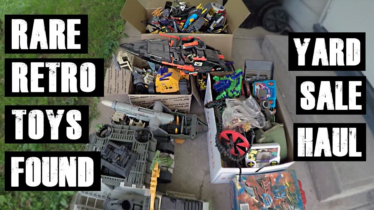 HUGE Retro GI JOE And TRANSFORMERS Vintage Toy Haul From Garage RARE STUFF!