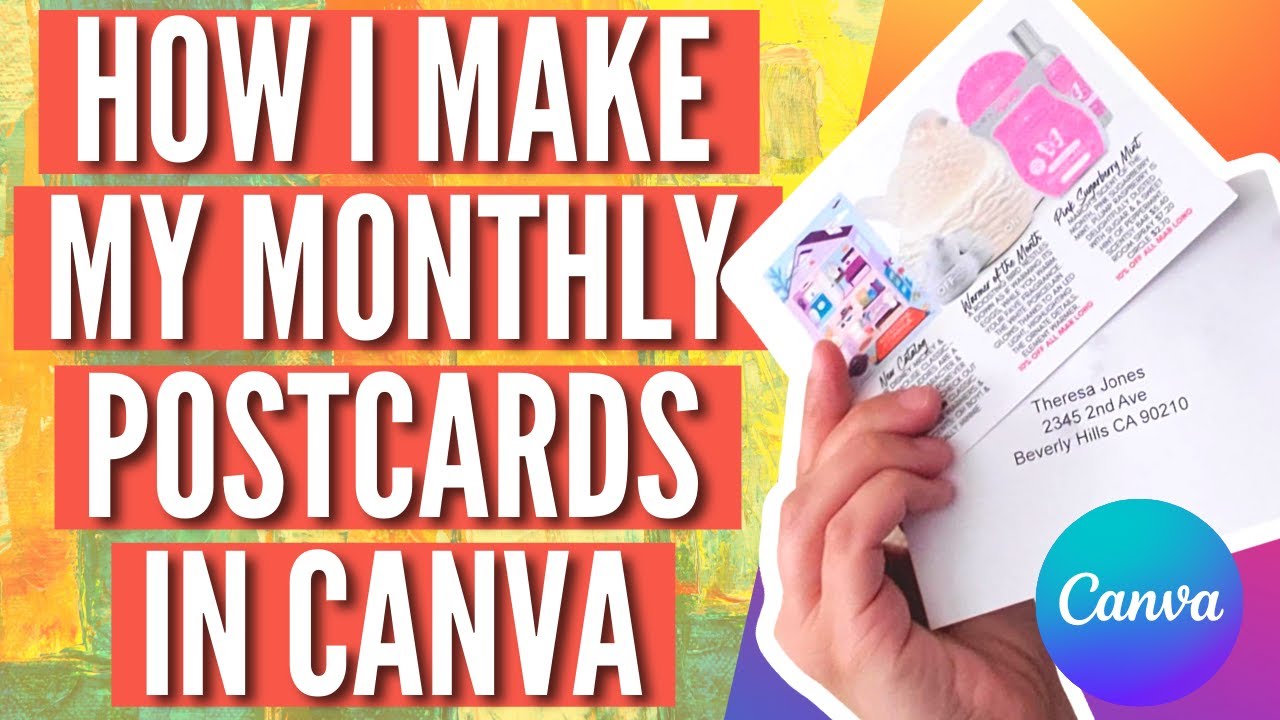 HOW TO: Monthly Postcards With Canva