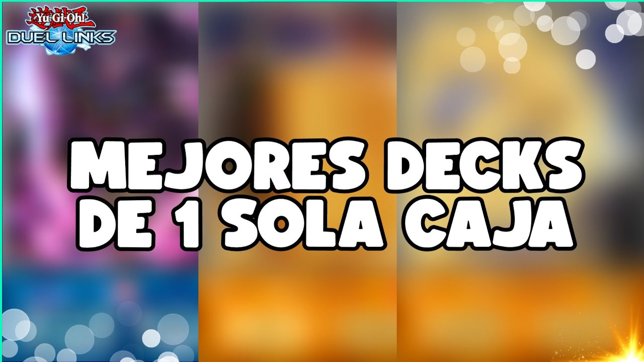 Los MEJORES 3 DECKS ECONÓMICOS que te HARÁN TRIUNFAR si eres NOVATO | Yu-Gi-Oh! Duel Links
