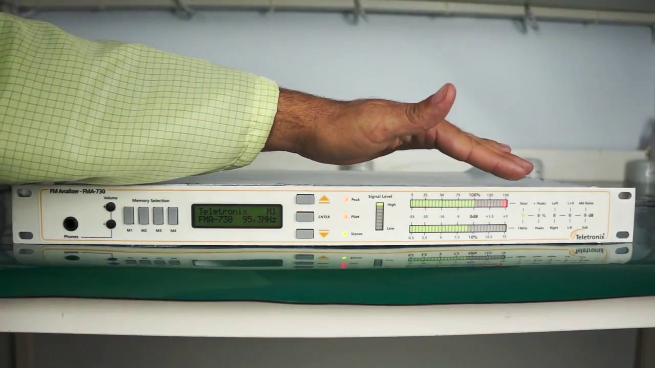 Monitor de Modulação FM - Painéis de Navegação e Instalação