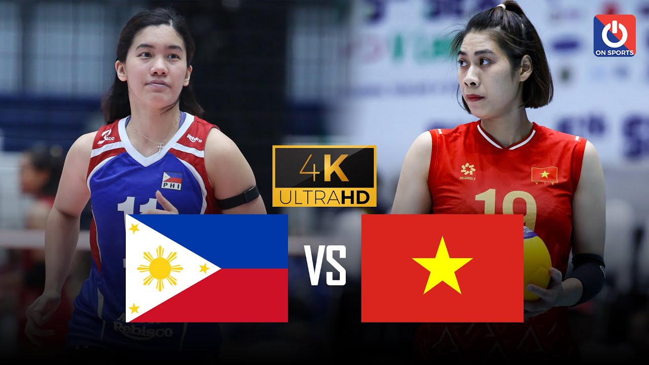 Full 4K | PHILIPPINES vs. VIETNAM | Jia de Guzman vs. Lâm Oanh so trình chuyền hai