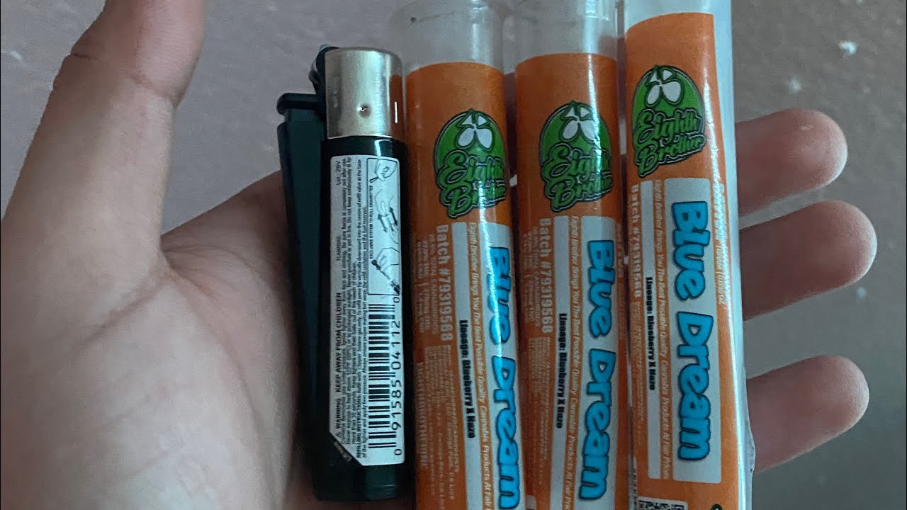 THIS PREROLL WAS ONLY 3$!! BLUE DREAM PREROLL BY THE EIGHTH BROTHER REVIEW