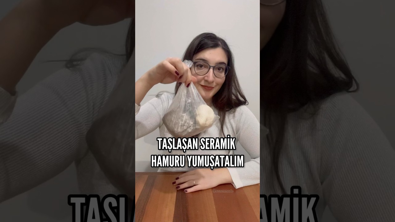 Kurumuş Seramik Hamuru Nasıl Yumuşatılır? #seramikhamuru #seramik #meyzileyoutubeshorts