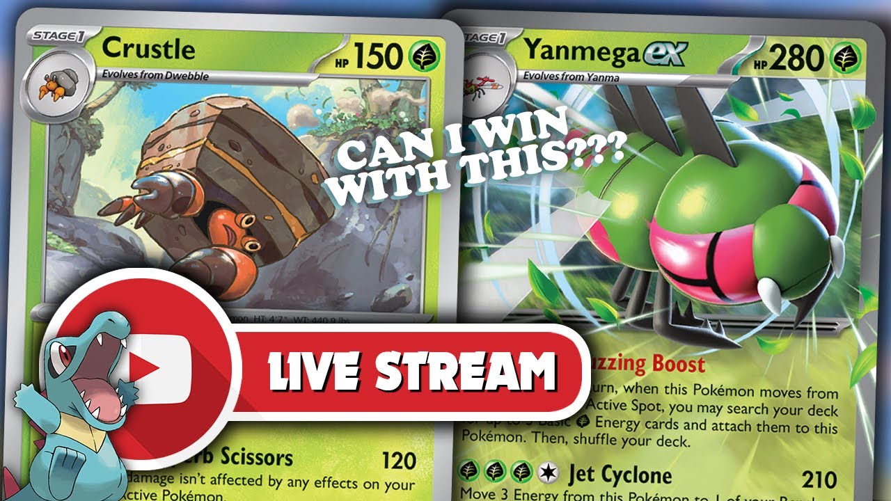Can I Pilot Crustle-Yanmega to a Tournament Win?!? Draw Pass Champion's Series (Pokémon TCG Live)