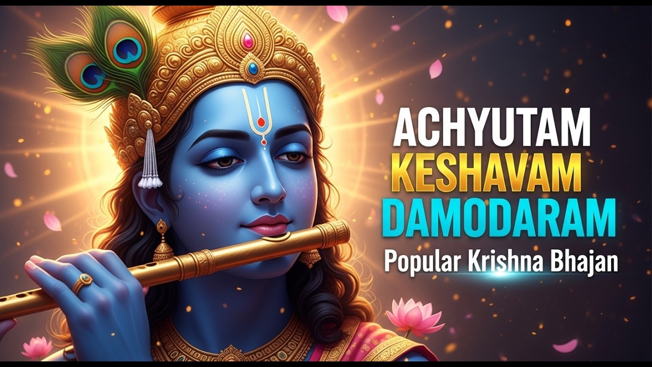 Achyutam Keshavam Krishna Damodaram / Popular Krishna Bhajan