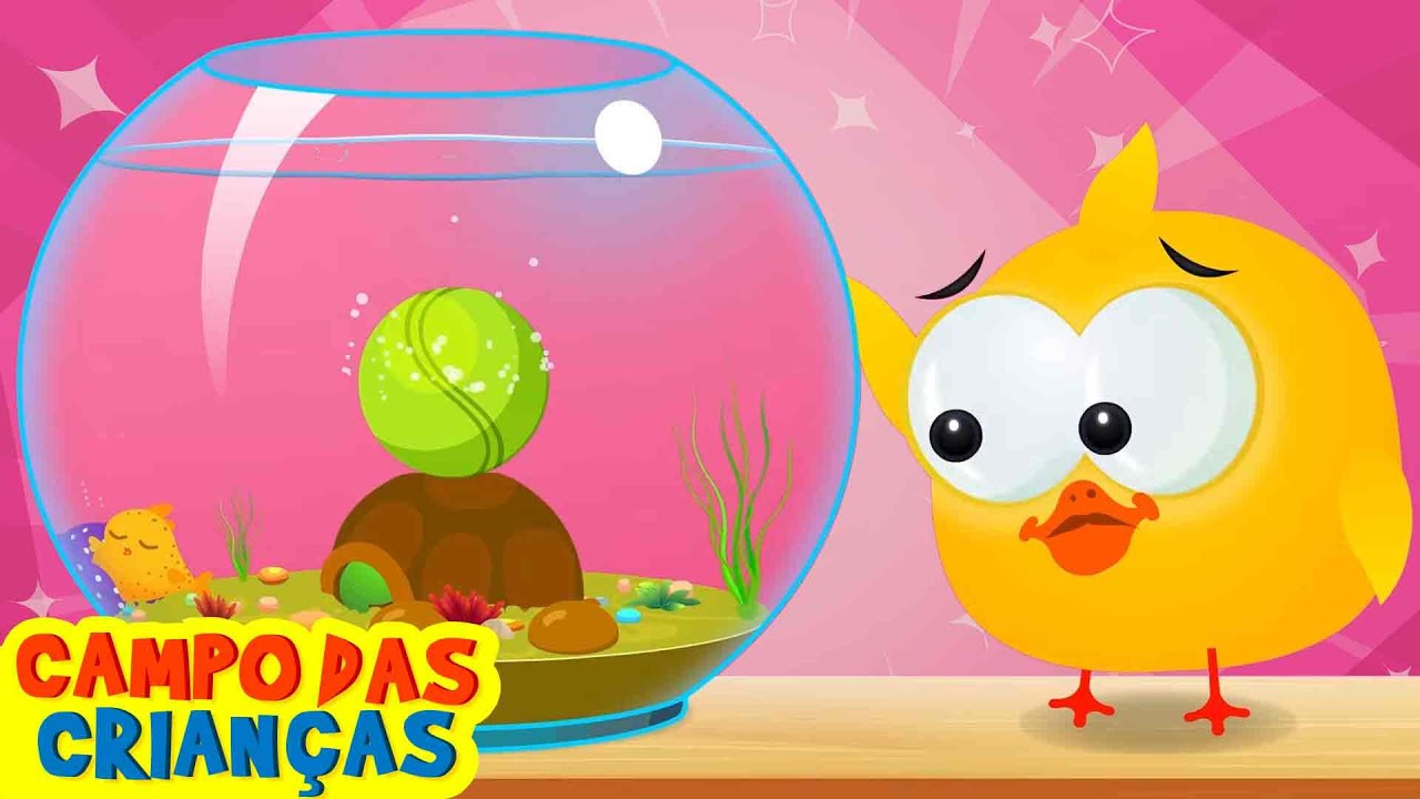 Lucky Ducky e o pote de peixe | Desenho animado divertido por Campo das Crianças