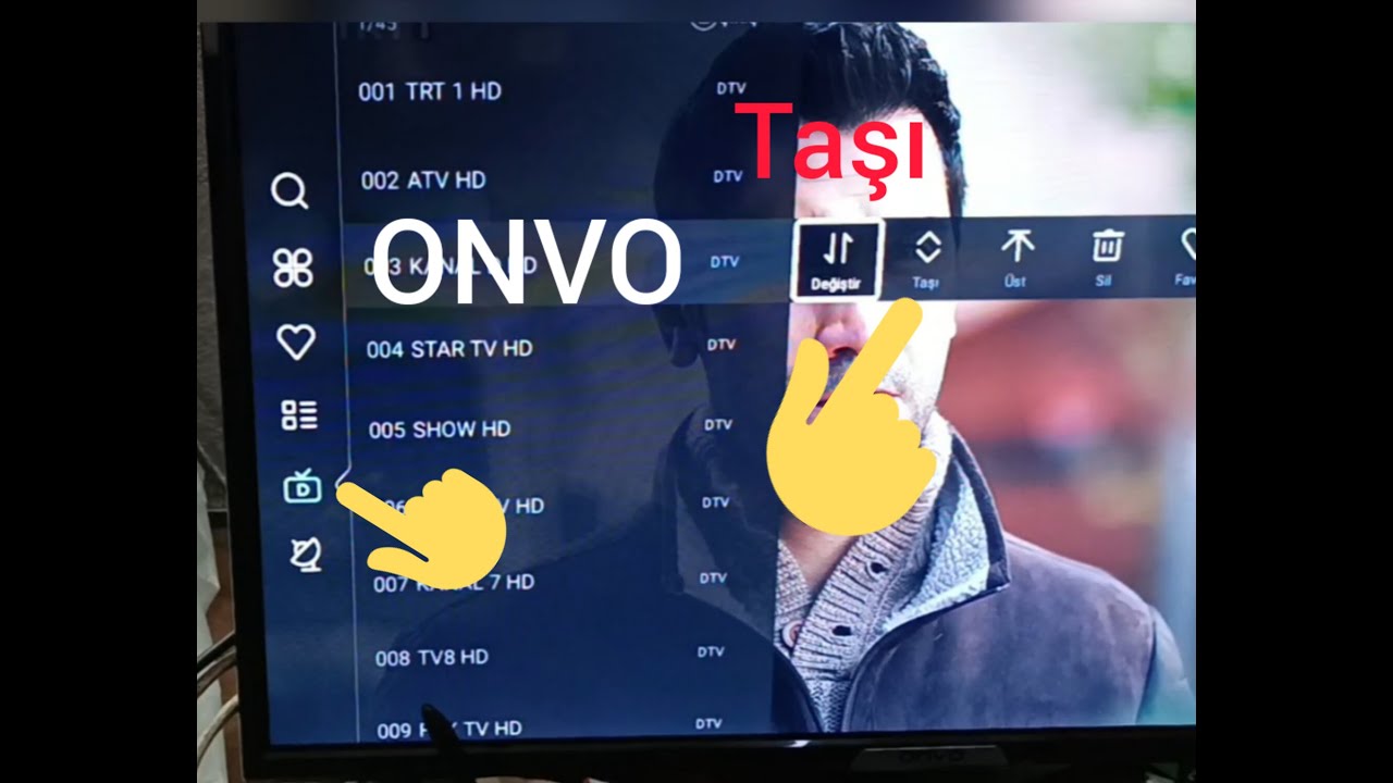 ONVO TV KANAL AYARLAMA VE TAŞIMA FABRİKA AYARI