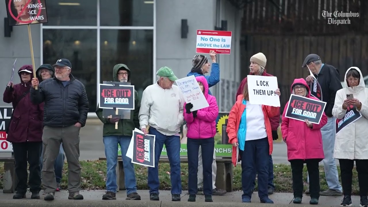 Hundreds in Ohio protest ICE shooting of Minneapolis woman