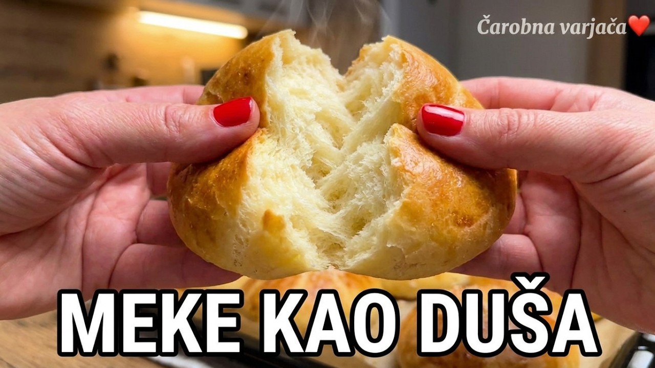 Savršeno mekane lepinjice – Perfectly Soft & Fluffy Homemade Rolls