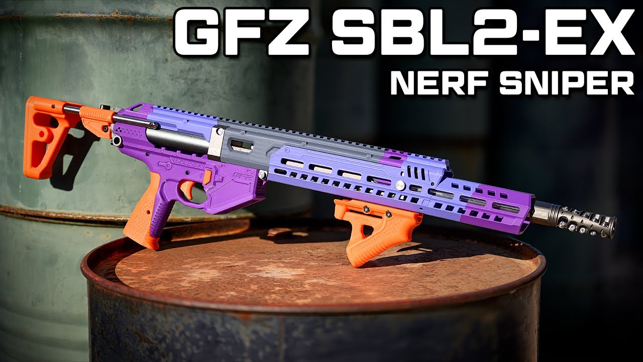 SBL2-EX: A 300fps Quick Takedown Nerf Sniper!