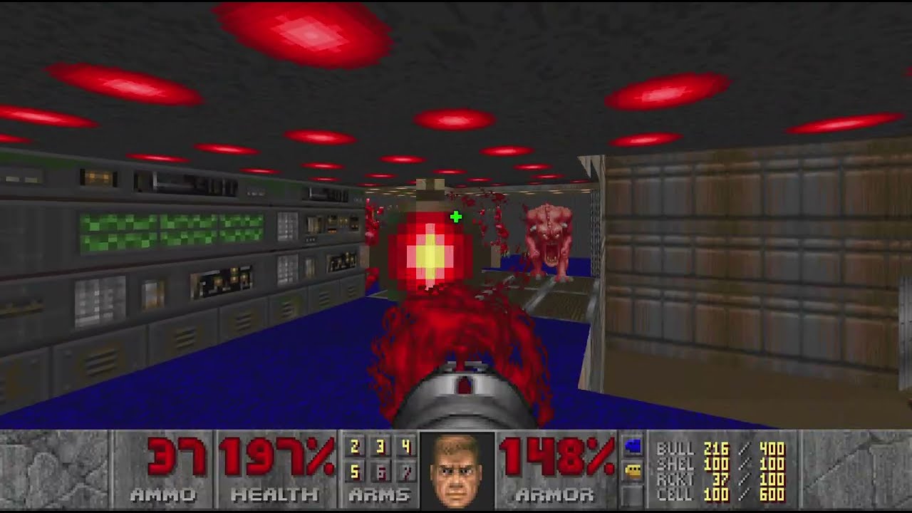 Doom + Doom 2 - Ultimate Doom - E1M4: Command Control