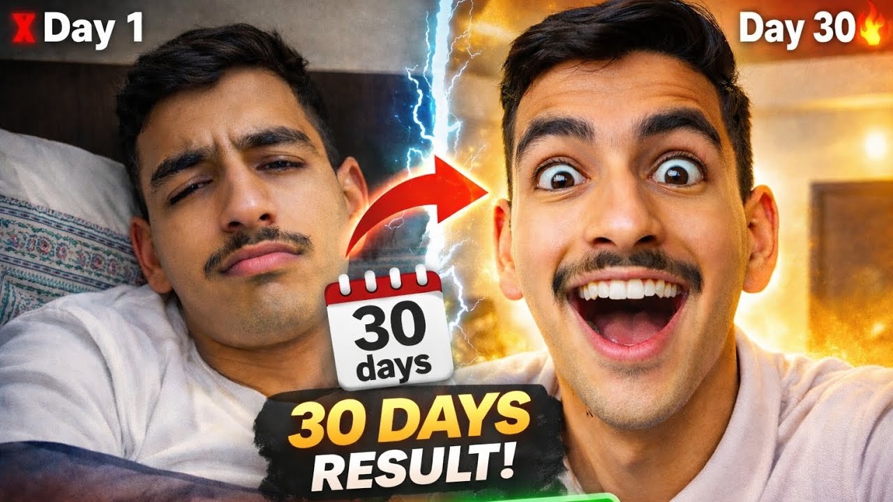 “30 Days Challenge Complete 😳 | Life Before vs After”