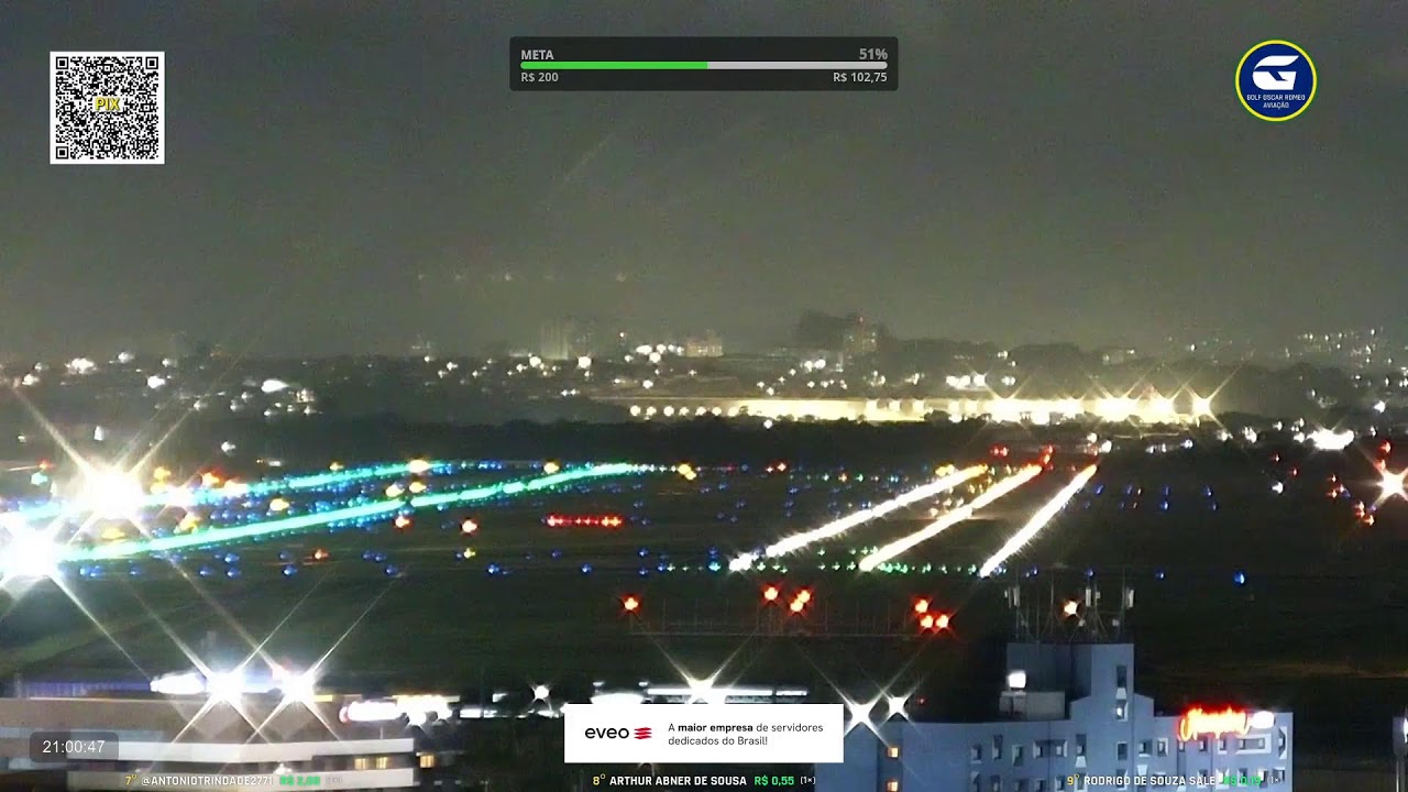 SBGR 10L LIVE - Aeroporto Internacional de São Paulo AO VIVO - GRU Airport - 19/02 Noite