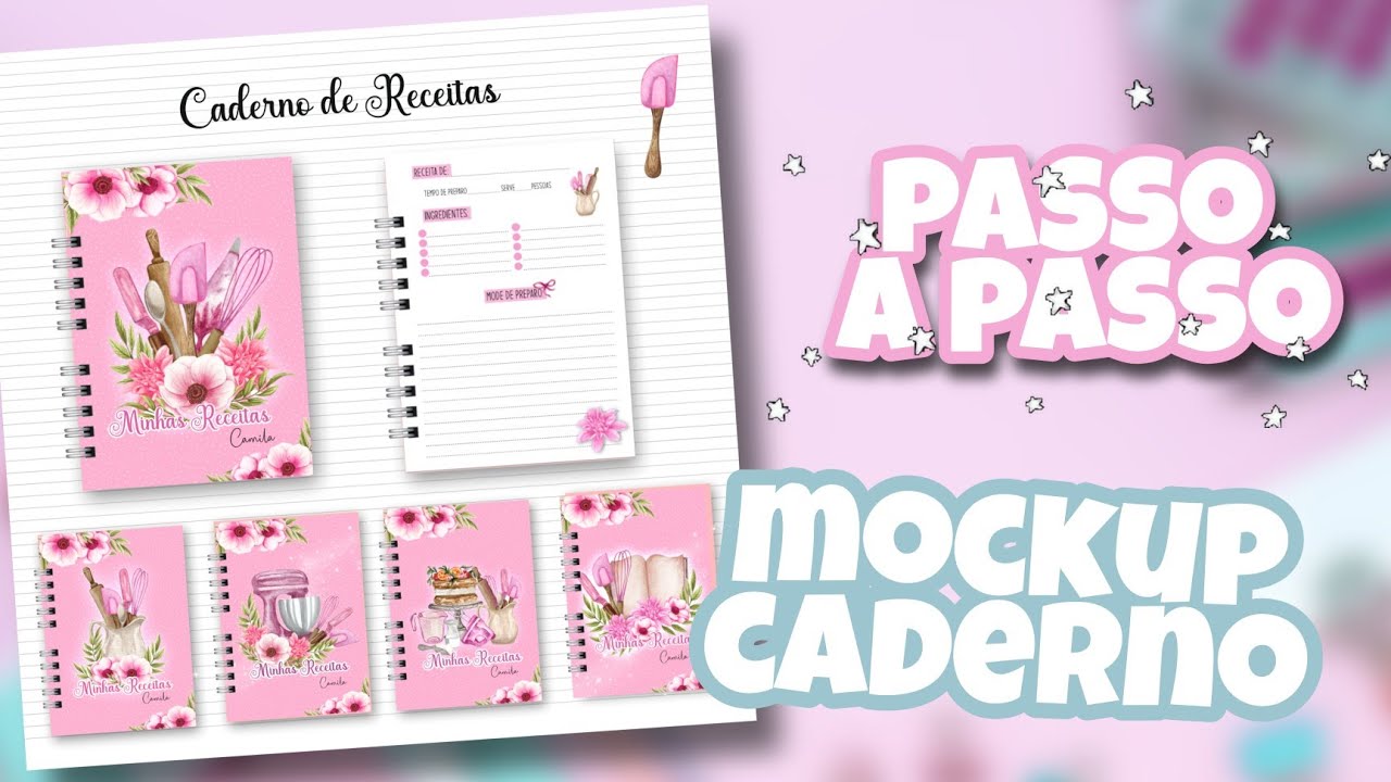 COMO FAZER UM MOCKUP DE CADERNOS NO COREL