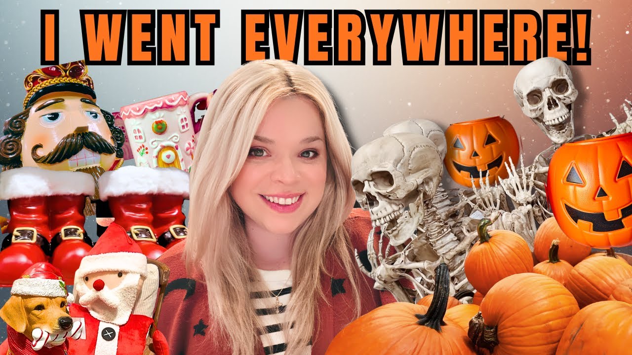 Shopping Halloween Clearance & Spotting Christmas Already 🎃➡️🎄