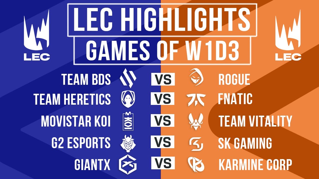 LEC Highlights ALL GAMES Week 1 Day 3 | LEC 2025 Winter Split