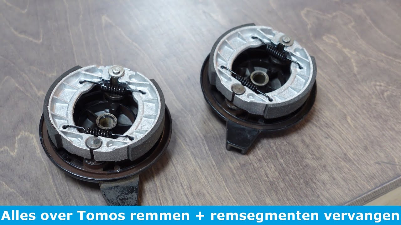 Tomos remsegmenten / remschoenen vervangen A35