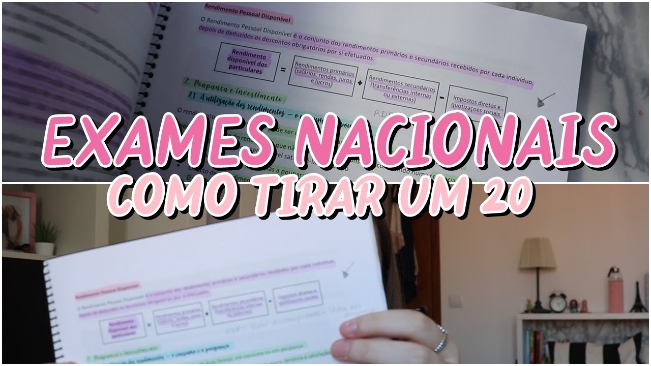 COMO ESTUDAR PARA OS EXAMES NACIONAIS 11°ANO/ 12.° ANO (Economia A, Matemática A,...) | Maria João