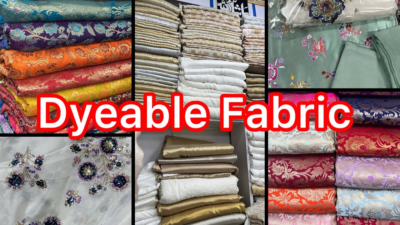 Pure dyeable Fabric || Peshawar Bazaar 