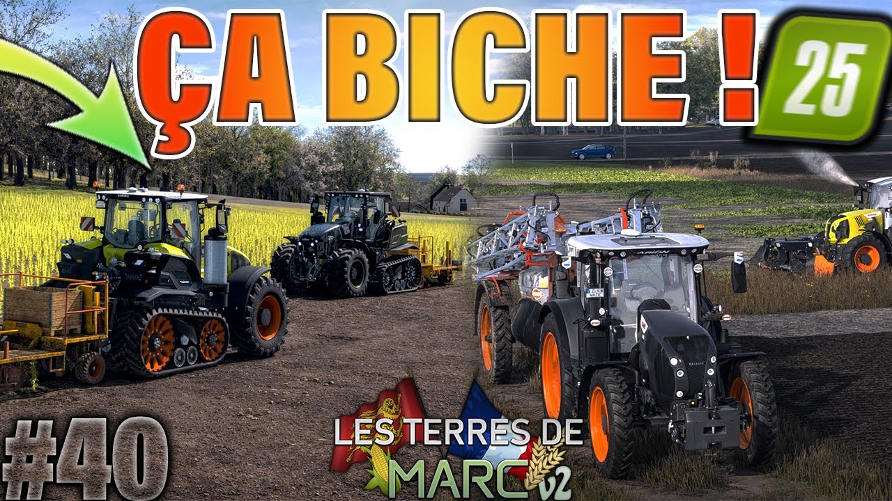 👨‍🌾🚜PEUPLIERS, AZOTE, BROYAGE ET AGRANDISSEMENT👨‍🌾-TERRES DE MARC #40 #farmingsimulator25 #fs25